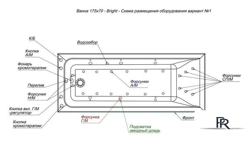 Ванна Aquanet Bright 175x70 - Изображение №11 — Интернет-магазин ПроЗаказ