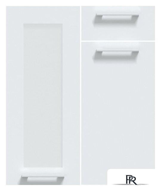 Готовая кухня Интерлиния Мила Gloss 2.6-ПМ2 (серый/белый/опал светлый) - Изображение №5 — Интернет-магазин ПроЗаказ