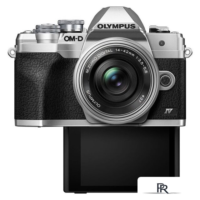 Беззеркальный фотоаппарат Olympus OM-D E-M10 Mark IV Kit 14-42mm (серебристый) - Изображение №4 — Интернет-магазин ПроЗаказ