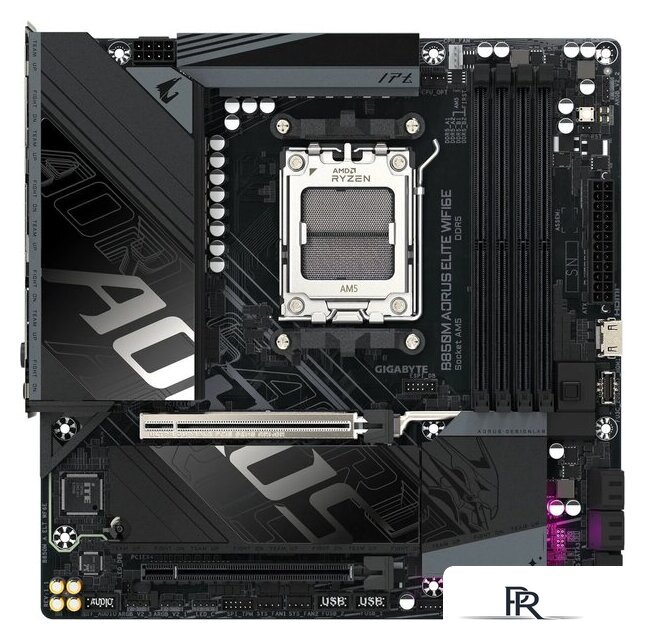 Материнская плата Gigabyte B850M Aorus Elite WiFi6E (rev. 1.1) - Изображение №1 — Интернет-магазин ПроЗаказ