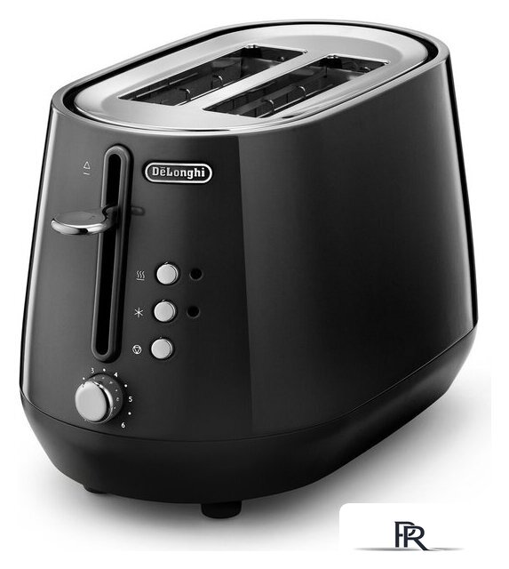 Тостер DeLonghi Eclettica CTY2103.BK - Изображение №1 — Интернет-магазин ПроЗаказ