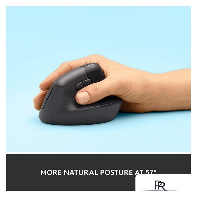 Вертикальная мышь Logitech Lift (графит) - Изображение №3 — Интернет-магазин ПроЗаказ