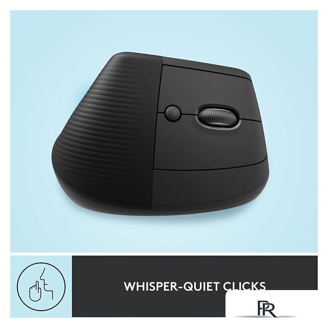 Вертикальная мышь Logitech Lift (графит) - Изображение №5 — Интернет-магазин ПроЗаказ