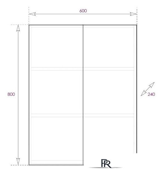  Onika Шкаф Маркус 60 306010 - Изображение №5 — Интернет-магазин ПроЗаказ
