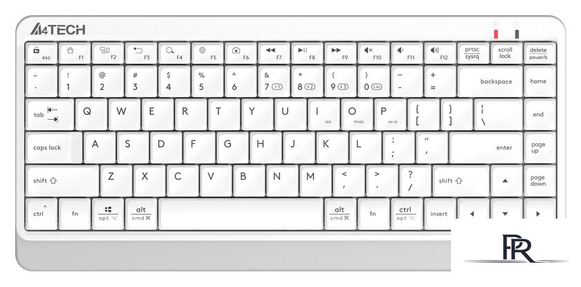 Клавиатура A4Tech Fstyler FBK11 (белый) - Изображение №1 — Интернет-магазин ПроЗаказ