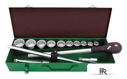 Набор трещотка с головками Toptul GCAD1406 14 предметов - Изображение №1 — Интернет-магазин ПроЗаказ