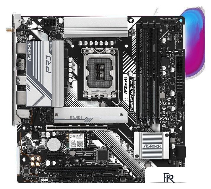 Материнская плата ASRock B760M Pro RS/D4 WiFi - Изображение №2 — Интернет-магазин ПроЗаказ
