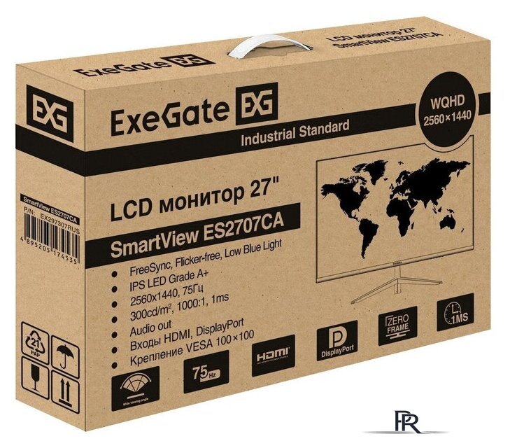Монитор ExeGate SmartView ES2707CA EX297307RUS - Изображение №9 — Интернет-магазин ПроЗаказ