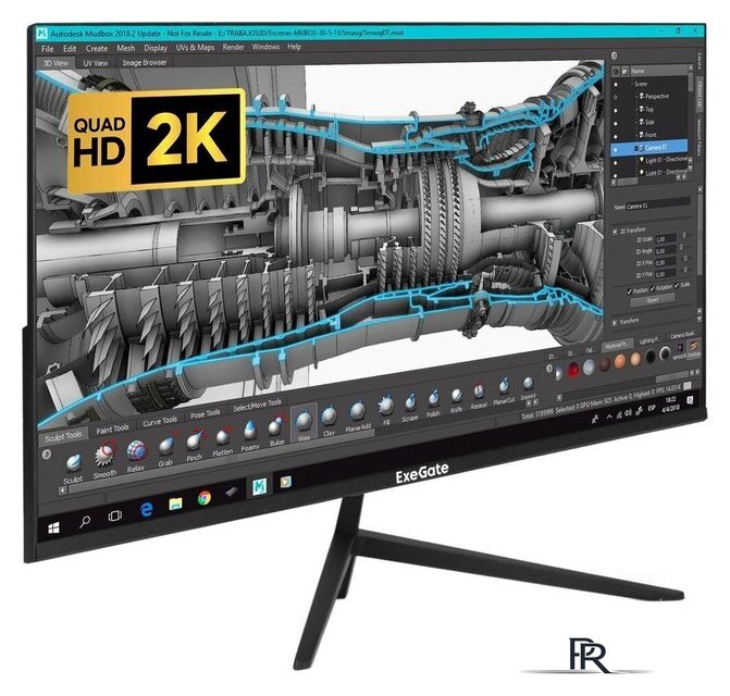 Монитор ExeGate SmartView ES2707CA EX297307RUS - Изображение №1 — Интернет-магазин ПроЗаказ