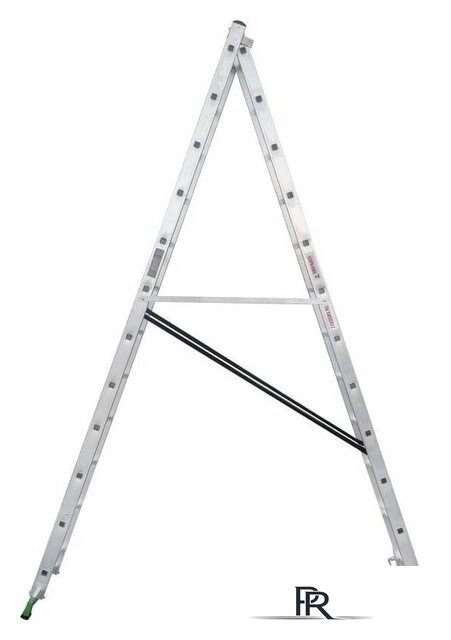 Лестница-стремянка Новая высота NV 222 алюминиевая двухсекционная 2x12 ступеней - Изображение №4 — Интернет-магазин ПроЗаказ