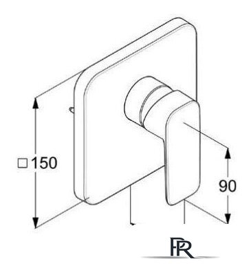Смеситель без скрытого механизма Kludi Pure & Style 404200575 - Изображение №2 — Интернет-магазин ПроЗаказ