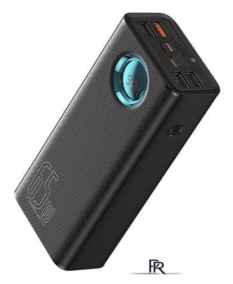 Внешний аккумулятор Baseus Amblight Digital Display Fast Charge Power Bank 65W 26800mAh (черный) - Изображение №2 — Интернет-магазин ПроЗаказ