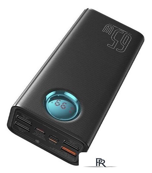 Внешний аккумулятор Baseus Amblight Digital Display Fast Charge Power Bank 65W 26800mAh (черный) - Изображение №4 — Интернет-магазин ПроЗаказ