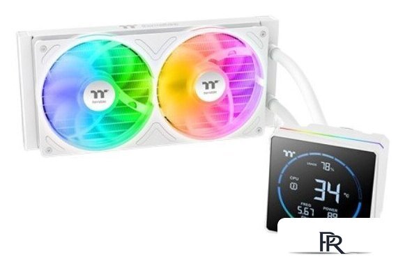 Система жидкостного охлаждения для процессора Thermaltake TH240-S V3 ARGB Sync Snow Edition CL-W471-PL12SW-A - Изображение №1 — Интернет-магазин ПроЗаказ