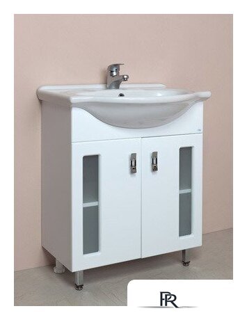  Onika Тумба под умывальник Кристалл 65.18 (белый) [106513] - Изображение №2 — Интернет-магазин ПроЗаказ