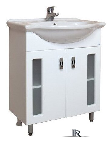  Onika Тумба под умывальник Кристалл 65.18 (белый) [106513] - Изображение №1 — Интернет-магазин ПроЗаказ