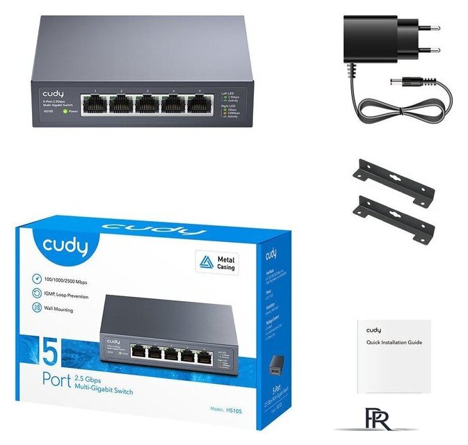 Неуправляемый коммутатор Cudy HS105 1.0 - Изображение №4 — Интернет-магазин ПроЗаказ
