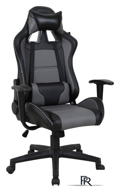 Игровое (геймерское) кресло Brabix GT Racer GM-100 (черный/серый) - Изображение №1 — Интернет-магазин ПроЗаказ