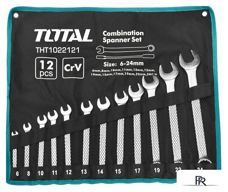 Набор ключей Total THT1022121 (12 предметов) - Изображение №1 — Интернет-магазин ПроЗаказ