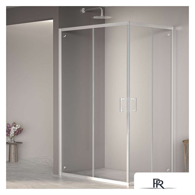 Душевой уголок RGW PA-040 3508104092-11 90x120 (хром/прозрачное стекло) - Изображение №1 — Интернет-магазин ПроЗаказ