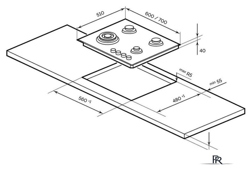 Варочная панель LEX GVG 642A GR - Изображение №3 — Интернет-магазин ПроЗаказ