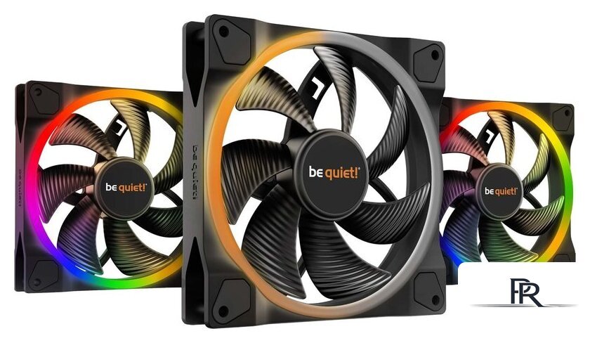 Комплект вентиляторов для корпуса с контроллером be quiet! Light Wings 140mm PWM High-Speed Triple-Pack BL079 - Изображение №1 — Интернет-магазин ПроЗаказ