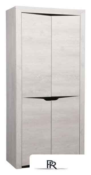 Шкаф распашной Олмеко Лючия 33.18 (бетон пайн белый/венге/белый) - Изображение №1 — Интернет-магазин ПроЗаказ