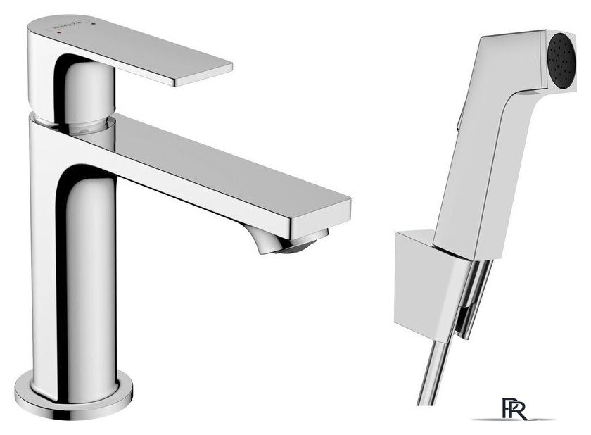 Смеситель с лейкой для биде Hansgrohe Rebris E Chrom 72216000 - Изображение №1 — Интернет-магазин ПроЗаказ