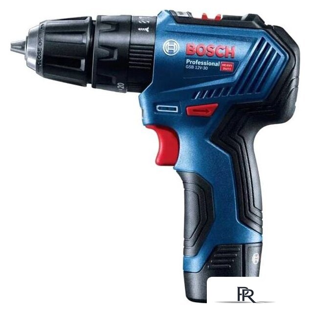 Ударная дрель-шуруповерт Bosch GSB 12V-30 Professional 06019G9100 (с 2-мя АКБ, кейс) - Изображение №2 — Интернет-магазин ПроЗаказ