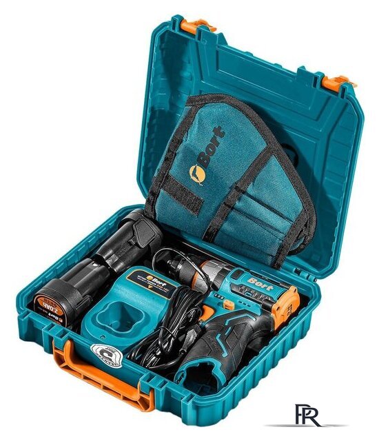 Ударная дрель-шуруповерт Bort BAB-16U 93414882 (с 2-мя АКБ, кейс) - Изображение №1 — Интернет-магазин ПроЗаказ