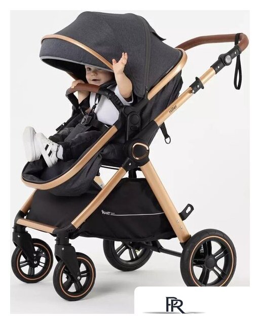 Универсальная коляска Rant Basic Roller Gold RA161 (2 в 1, grey) - Изображение №37 — Интернет-магазин ПроЗаказ