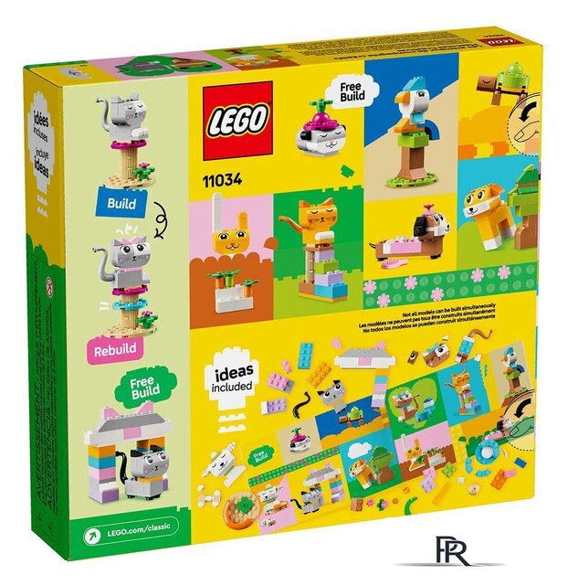 Набор деталей LEGO Classic 11034 Креативные домашние животные - Изображение №5 — Интернет-магазин ПроЗаказ