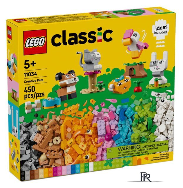 Набор деталей LEGO Classic 11034 Креативные домашние животные - Изображение №1 — Интернет-магазин ПроЗаказ