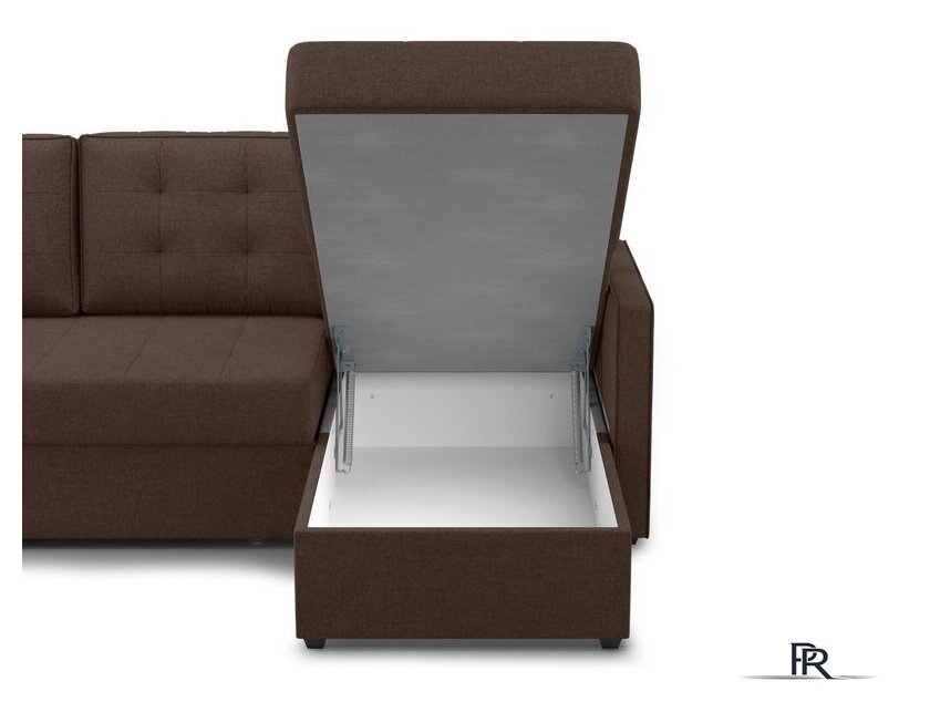 Угловой диван Mio Tesoro Santiago 114 (Savana Chocolate) - Изображение №4 — Интернет-магазин ПроЗаказ