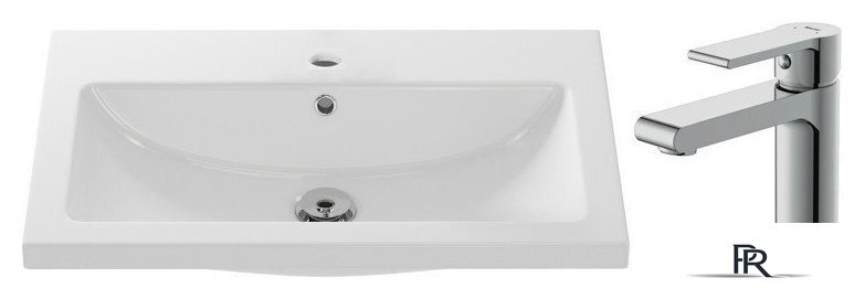 Умывальник Cersanit Como 70 S-UM-COM70/1-w + 63020 - Изображение №1 — Интернет-магазин ПроЗаказ