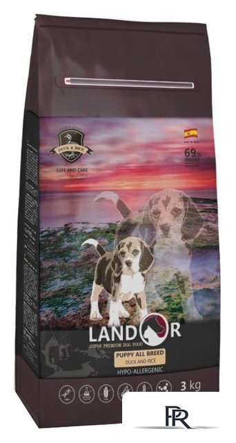 Сухой корм для собак Landor Puppy Duck with Rice 15 кг - Изображение №1 — Интернет-магазин ПроЗаказ