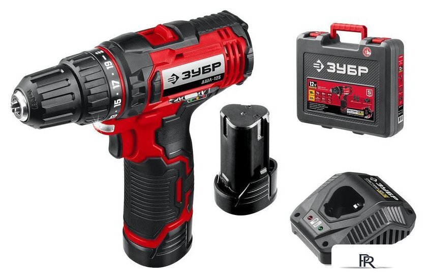 Дрель-шуруповерт Зубр Мастер ДШЛ-125-22 (с 2-мя АКБ, кейс) - Изображение №1 — Интернет-магазин ПроЗаказ