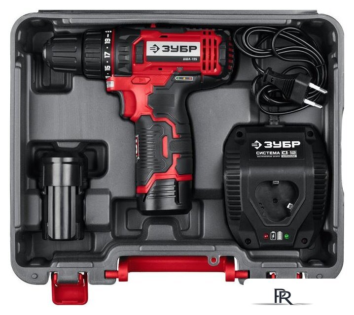 Дрель-шуруповерт Зубр Мастер ДШЛ-125-22 (с 2-мя АКБ, кейс) - Изображение №7 — Интернет-магазин ПроЗаказ