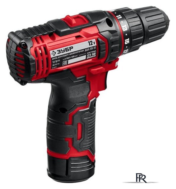 Дрель-шуруповерт Зубр Мастер ДШЛ-125-22 (с 2-мя АКБ, кейс) - Изображение №3 — Интернет-магазин ПроЗаказ