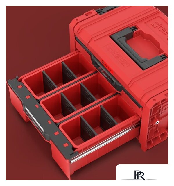 Ящик для инструментов Qbrick System PRO Drawer 2 Toolbox 2.0 Expert Red Ultra SKRQPROD2E2CCZEPG001 - Изображение №3 — Интернет-магазин ПроЗаказ