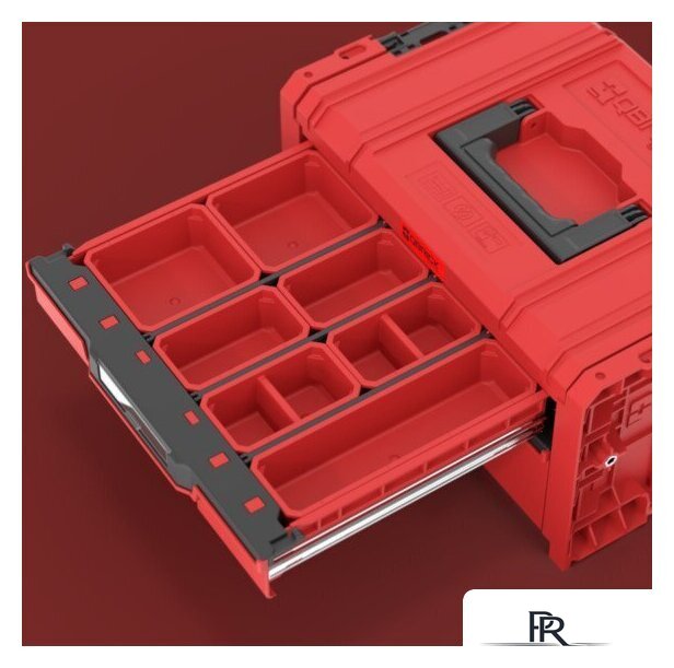Ящик для инструментов Qbrick System PRO Drawer 2 Toolbox 2.0 Expert Red Ultra SKRQPROD2E2CCZEPG001 - Изображение №5 — Интернет-магазин ПроЗаказ