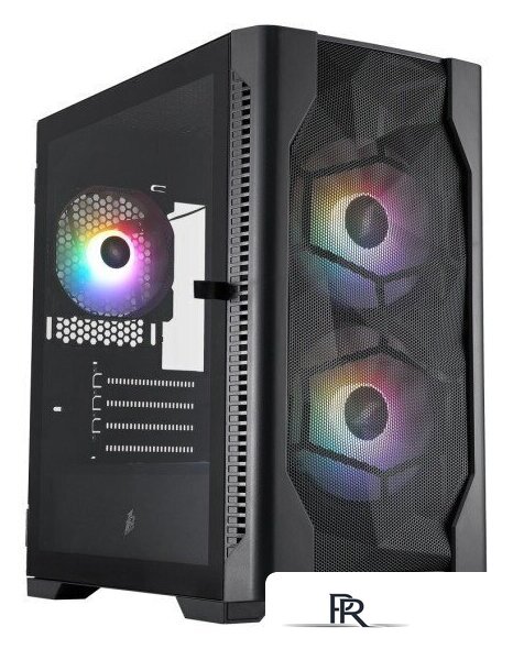 Корпус 1stPlayer D4-M FRGB (черный) - Изображение №1 — Интернет-магазин ПроЗаказ