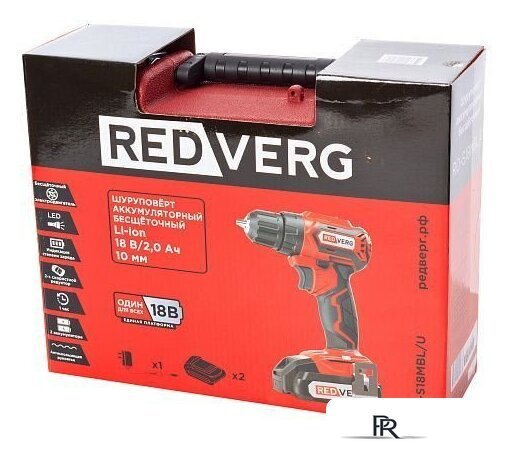Дрель-шуруповерт RedVerg Power Сompact RD-S18MBL/U (с 2-мя АКБ, кейс) - Изображение №14 — Интернет-магазин ПроЗаказ