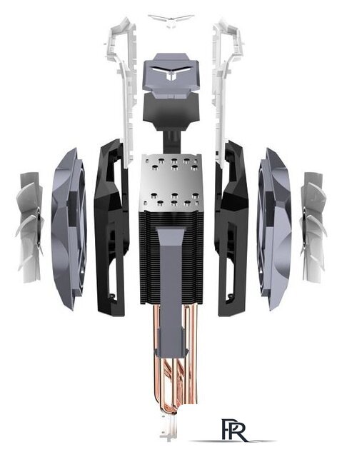 Кулер для процессора Jonsbo CR-1100 (серый) - Изображение №25 — Интернет-магазин ПроЗаказ