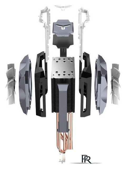 Кулер для процессора Jonsbo CR-1100 (серый) - Изображение №25 — Интернет-магазин ПроЗаказ