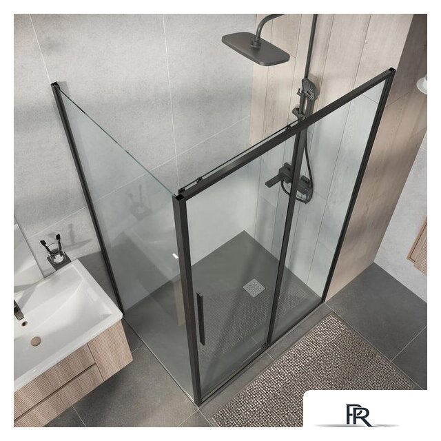 Душевой уголок Niagara Nova NG-34-12AGR-A80GR-34 120х80х195 (графит/прозрачное стекло) - Изображение №11 — Интернет-магазин ПроЗаказ