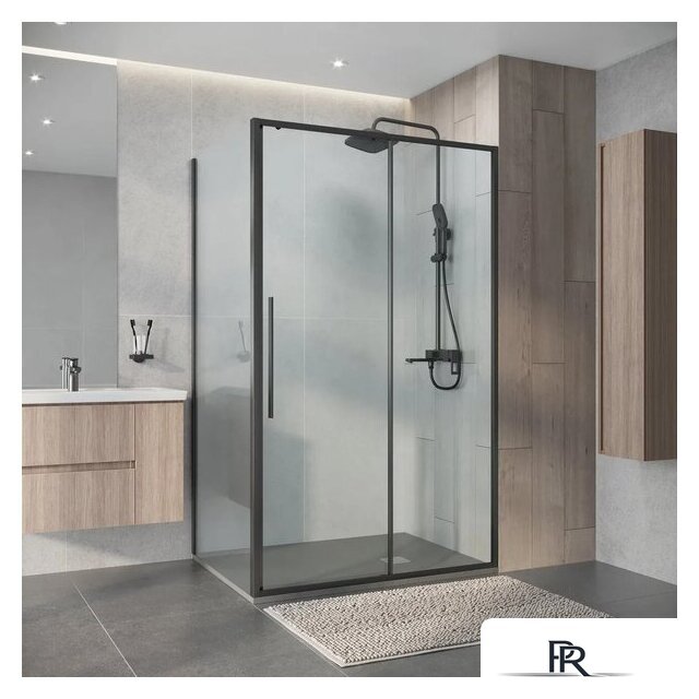 Душевой уголок Niagara Nova NG-34-12AGR-A80GR-34 120х80х195 (графит/прозрачное стекло) - Изображение №8 — Интернет-магазин ПроЗаказ