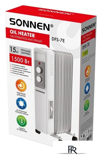 Масляный радиатор Sonnen DFS-7E - Изображение №2 — Интернет-магазин ПроЗаказ