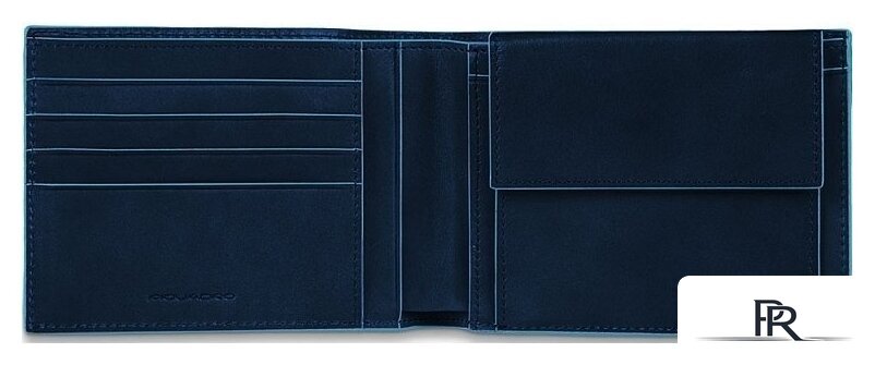 Кошелек Piquadro Blue Square PU257B2R/BLU2 - Изображение №2 — Интернет-магазин ПроЗаказ