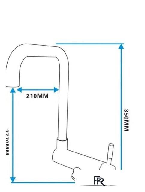 Смеситель ARFEKA AF FSS304 BLACK GRAFIT - Изображение №2 — Интернет-магазин ПроЗаказ